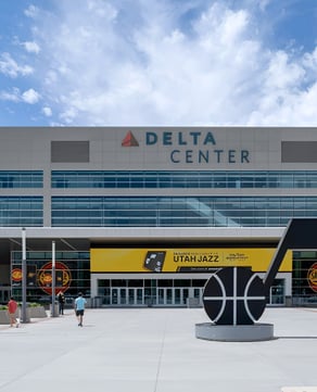 Across the Street from the Delta Center