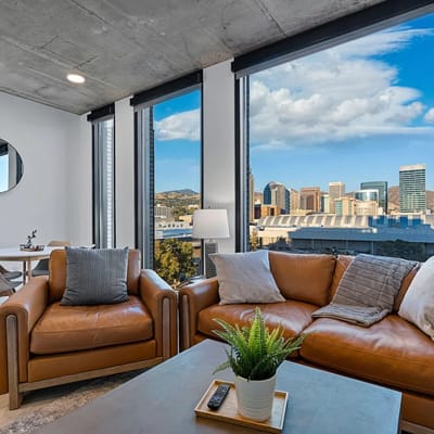 8th fl. Amazing views! Lux design! Pool/gym/Pkg!